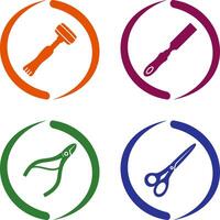 Sledgehmmer and Chisel Icon vector