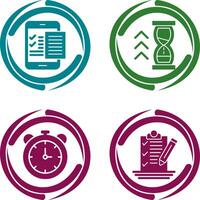 Check List and Quick Response Icon vector