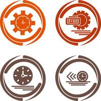 Time Management and Time Management Icon vector