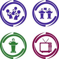 Protest and Debate Icon vector