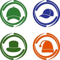 Cap and Hat Icon vector