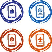 Browser and Lock Icon vector
