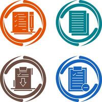 Agreement and Document Icon vector