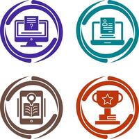 Quiz and Registration Icon vector