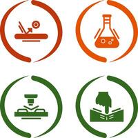 Bounce and Flask Icon vector