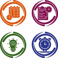 Deadline and Task Management Icon vector