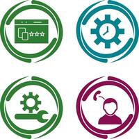 Website Promotion and Time Optimization Icon vector