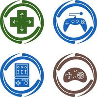 Direction Key and Gaming Control Icon vector