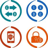 Exchange and Currency Icon vector