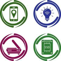 Gps and Smart Energy Icon vector