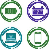 Charging and Accumulator Icon vector