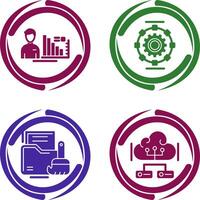 Consulting and Automated Icon vector