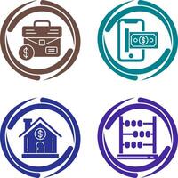 Suitcase and Smartphone Icon vector