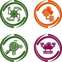 Automation and Big Data Icon vector