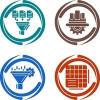 Data Collection and Engineering Icon vector