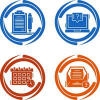 Contract and Question Icon vector