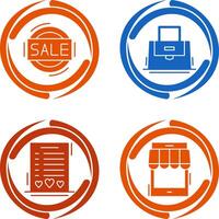 Sale and Purse Icon vector