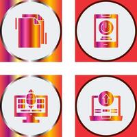 Copy and Power Icon vector