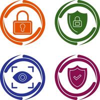 Lock and Privacy Icon vector