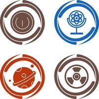 Gyroscope and Power Icon vector