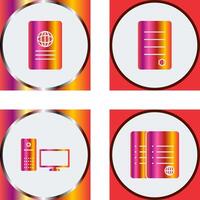 global report and reports Icon vector