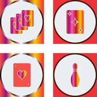 Deck of Card and Card Icon vector