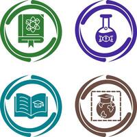 Science and Dna Icon vector