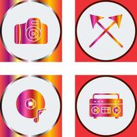 Camera and Arrows Icon vector