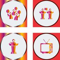 Protest and Debate Icon vector