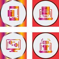 Package and Searching Icon vector