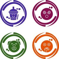 Drink and Dizzy Icon vector