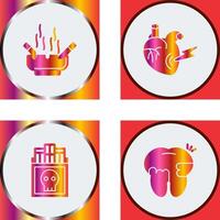 Heart Attack and hashtray Icon vector