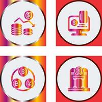 Money Loss and Online Payment Icon vector