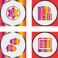 Vaccine and Research Icon vector