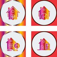 Vent and Houses Icon vector