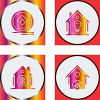 Fire Alarm and Home Automation Icon vector