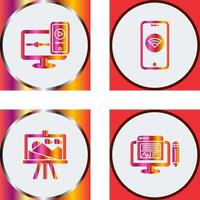 WIFI and Responsive Icon vector