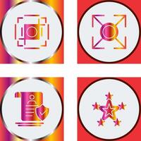 crop and expand Icon vector