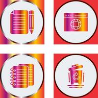 page and web page Icon vector