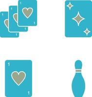 Deck of Card and Card Icon vector