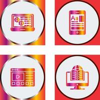 Workshop and Education App Icon vector