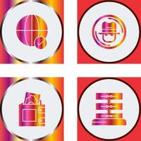 Internet and Spy Icon vector