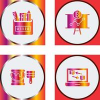 Stationery and Presentation Icon vector