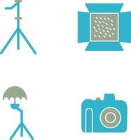 stand and light Icon vector