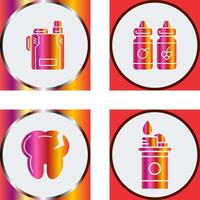 Vape and Vape Liquid Icon vector