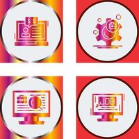 Employee Benefits and Employment Icon vector