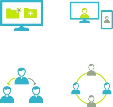 call and corrupted data Icon vector