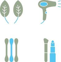 Herb and Hair removal Icon vector