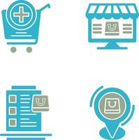Add to Cart and Online Shopping Icon vector