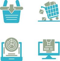 Sale and Add to Basket Icon vector